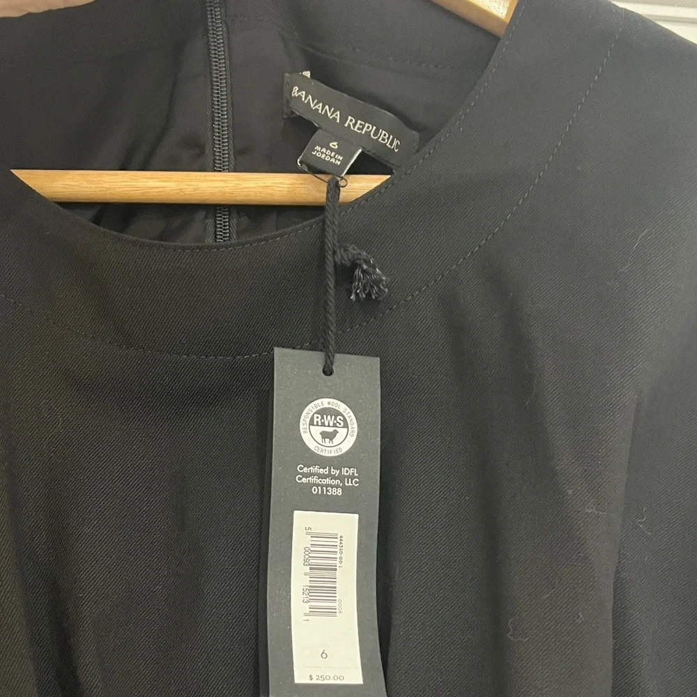 Banana Republic Classic Black Midi Dress - Picture 2 of 4
